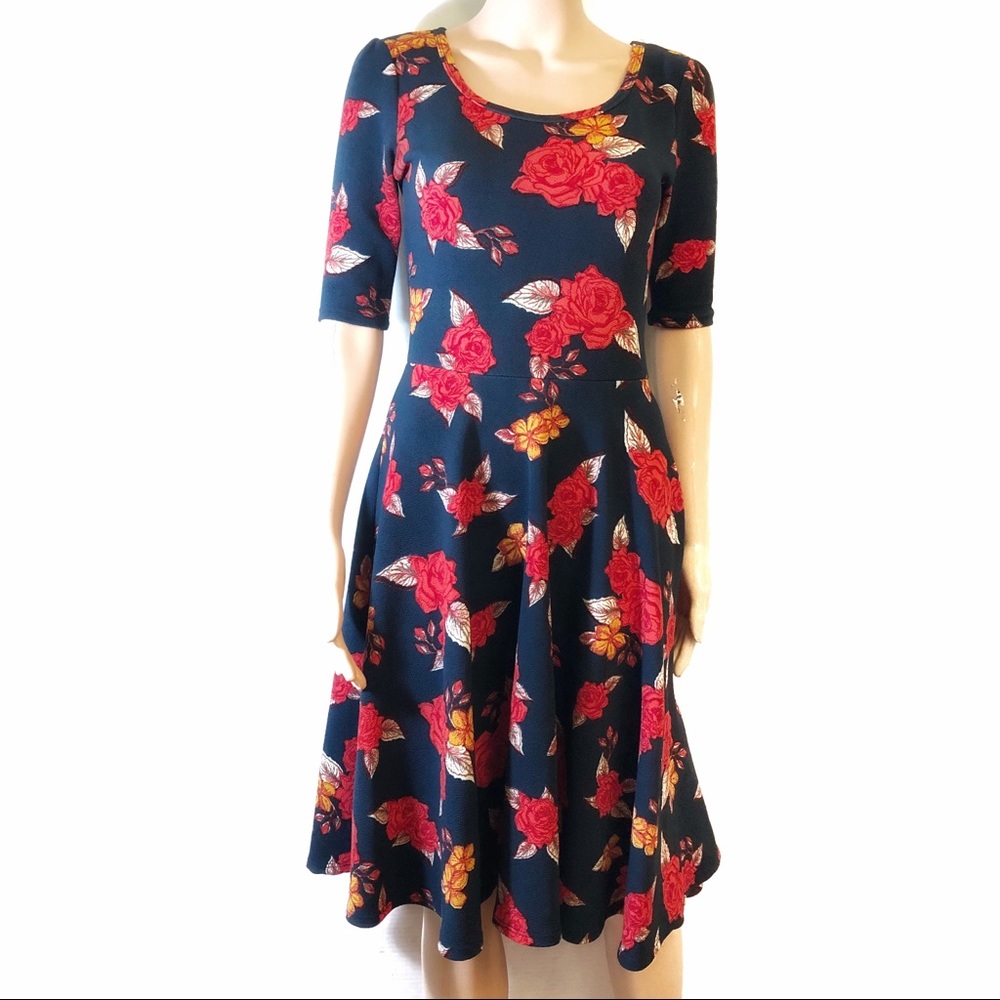 LulaRoe  flower dress size small